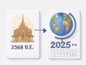 thai year to english
