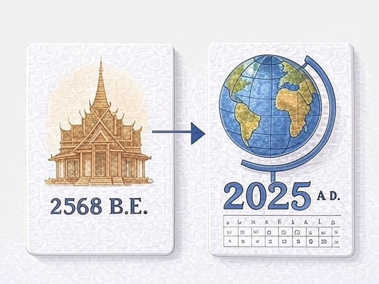 thai year to english